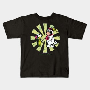 Touche Turtle And Dum Dum Retro Japanese Kids T-Shirt